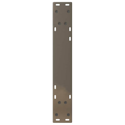 ruokapöydän jalat 2 kpl luonnonteräs 60x(72-73,3) cm teräs