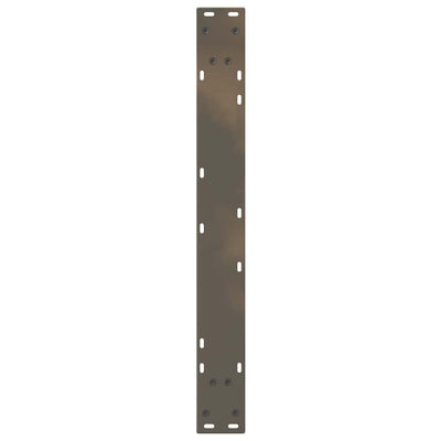 ruokapöydän jalat 2 kpl luonnonteräs 70x(72-73,3) cm teräs