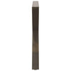 ruokapöydän jalat 2 kpl luonnonteräs 90x(72-73,3) cm teräs