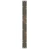 ruokapöydän jalat 2 kpl luonnonteräs 90x(72-73,3) cm teräs