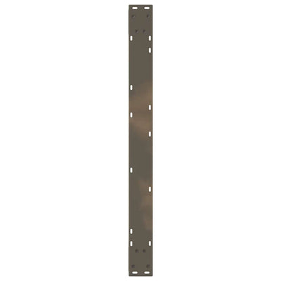 ruokapöydän jalat 2 kpl luonnonteräs 90x(72-73,3) cm teräs