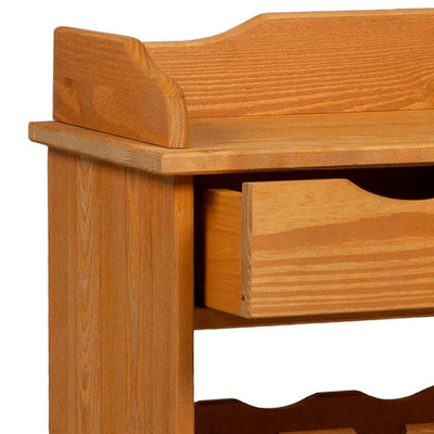 Ruskea viinipukki Cristita 90x60x30cm (mänty)