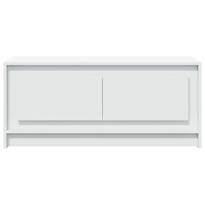 Valkoinen sohvapöytä led-valoilla Vedad (puinen)