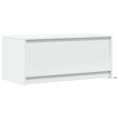 Valkoinen sohvapöytä led-valoilla Vedad (puinen)