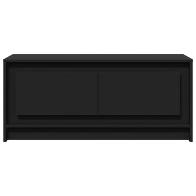 Musta sohvapöytä Vedad (led-valoilla, puinen)