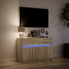 Sonoma tammi tv-taso led-valoilla Soruca 91x34x61cm (puinen)