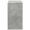 TV-taso LED-valoilla betoninharmaa 91x34x61 cm tekninen puu