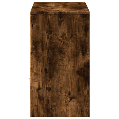 TV-taso LED-valoilla savutammi 91x34x61 cm tekninen puu