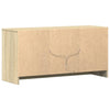 TV-taso LED-valoilla Sonoma-tammi 100x34x50 cm tekninen puu