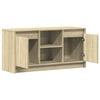 TV-taso LED-valoilla Sonoma-tammi 100x34x50 cm tekninen puu