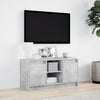 TV-taso LED-valoilla betoninharmaa 100x34x50 cm tekninen puu