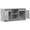 TV-taso LED-valoilla betoninharmaa 100x34x50 cm tekninen puu