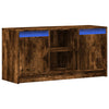 TV-taso LED-valoilla savutammi 100x34x50 cm tekninen puu