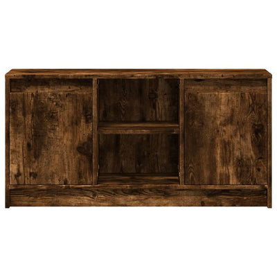 TV-taso LED-valoilla savutammi 100x34x50 cm tekninen puu