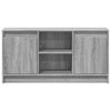 TV-taso LED-valoilla harmaa Sonoma 100x34x50 cm tekninen puu