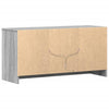 TV-taso LED-valoilla harmaa Sonoma 100x34x50 cm tekninen puu