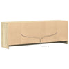 TV-taso LED-valoilla Sonoma-tammi 139,5x34x50 cm tekninen puu