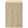 TV-taso LED-valoilla Sonoma-tammi 100x34x50 cm tekninen puu