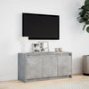 TV-taso LED-valoilla betoninharmaa 100x34x50 cm tekninen puu
