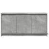 TV-taso LED-valoilla betoninharmaa 100x34x50 cm tekninen puu