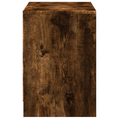 TV-taso LED-valoilla savutammi 100x34x50 cm tekninen puu