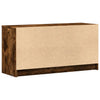 TV-taso LED-valoilla savutammi 100x34x50 cm tekninen puu