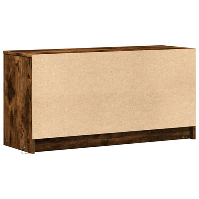 TV-taso LED-valoilla savutammi 100x34x50 cm tekninen puu