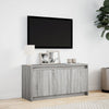 TV-taso LED-valoilla harmaa Sonoma 100x34x50 cm tekninen puu