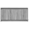 TV-taso LED-valoilla harmaa Sonoma 100x34x50 cm tekninen puu