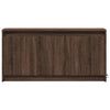 TV-taso LED-valoilla ruskea tammi 100x34x50 cm tekninen puu
