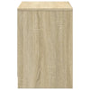 TV-taso LED-valoilla Sonoma-tammi 100x34x50 cm tekninen puu