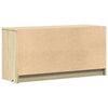 TV-taso LED-valoilla Sonoma-tammi 100x34x50 cm tekninen puu