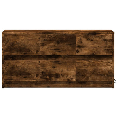 TV-taso LED-valoilla savutammi 100x34x50 cm tekninen puu