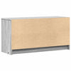 TV-taso LED-valoilla harmaa Sonoma 100x34x50 cm tekninen puu