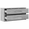 TV-taso LED-valoilla harmaa Sonoma 100x34x50 cm tekninen puu