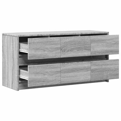 TV-taso LED-valoilla harmaa Sonoma 100x34x50 cm tekninen puu