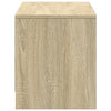 TV-taso LED-valoilla Sonoma-tammi 97x34x40 cm tekninen puu
