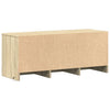 TV-taso LED-valoilla Sonoma-tammi 97x34x40 cm tekninen puu