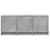 TV-taso LED-valoilla betoninharmaa 97x34x40 cm tekninen puu