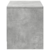 TV-taso LED-valoilla betoninharmaa 97x34x40 cm tekninen puu