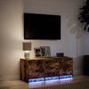 TV-taso LED-valoilla savutammi 97x34x40 cm tekninen puu