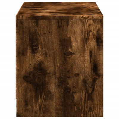 TV-taso LED-valoilla savutammi 97x34x40 cm tekninen puu