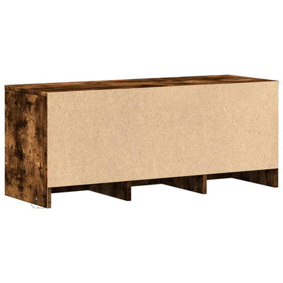 TV-taso LED-valoilla savutammi 97x34x40 cm tekninen puu