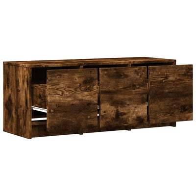 TV-taso LED-valoilla savutammi 97x34x40 cm tekninen puu