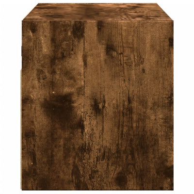 Savutammi tv-seinäkaappi Diora 80x31x35cm (led-valoilla)