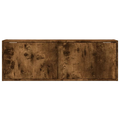 Savutammi tv-seinäkaappi Diora 100x31x35cm (led-valoilla)