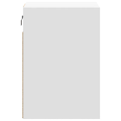 Valkoinen tv-seinäkaapit led-valoilla Awwad 41x31x45cm (2 kpl)