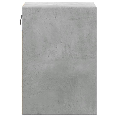 TV-seinäkaappi LED-valoilla betoninharmaa 41x31x45 cm