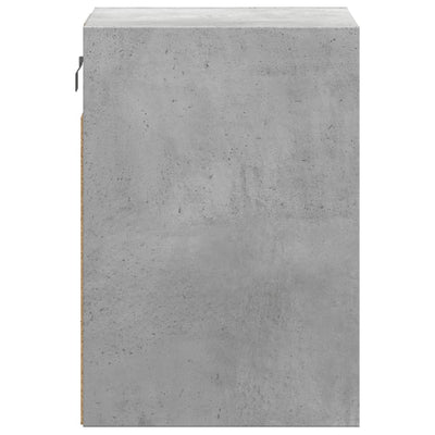 TV-seinäkaapit LED-valoilla 2 kpl betoninharmaa 41x31x45 cm