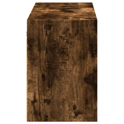 Savutammi tv-seinäkaappi Awwad 130x31x45cm (led-valoilla)